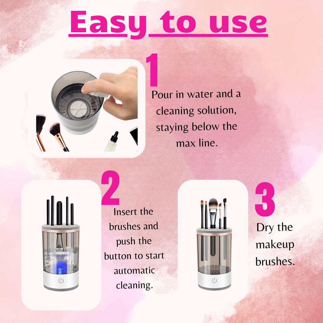 Shiny Touch™ Electric Makeup Brush Cleaner