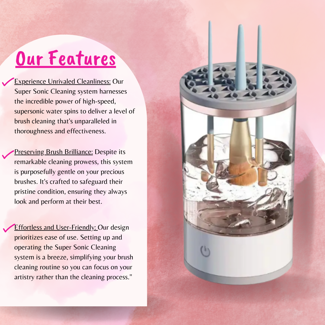 Shiny Touch™ Electric Makeup Brush Cleaner